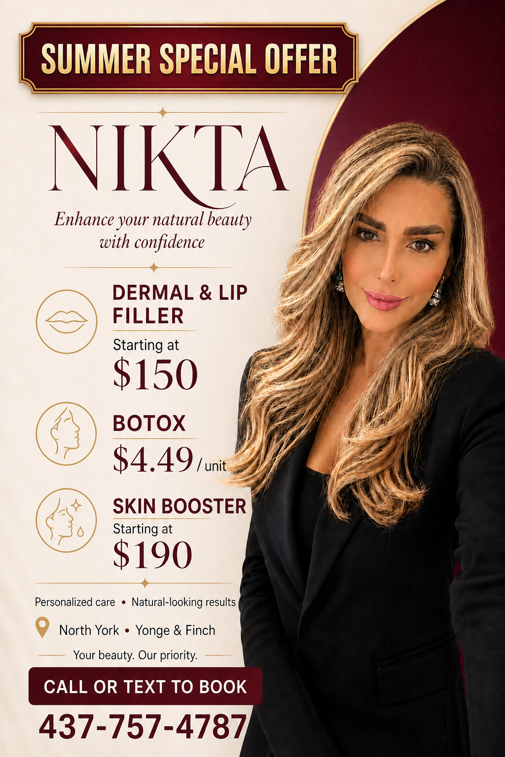 Archived Nikta summer special offer advertisement